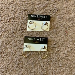 Nine West 2 Pairs of Hoops